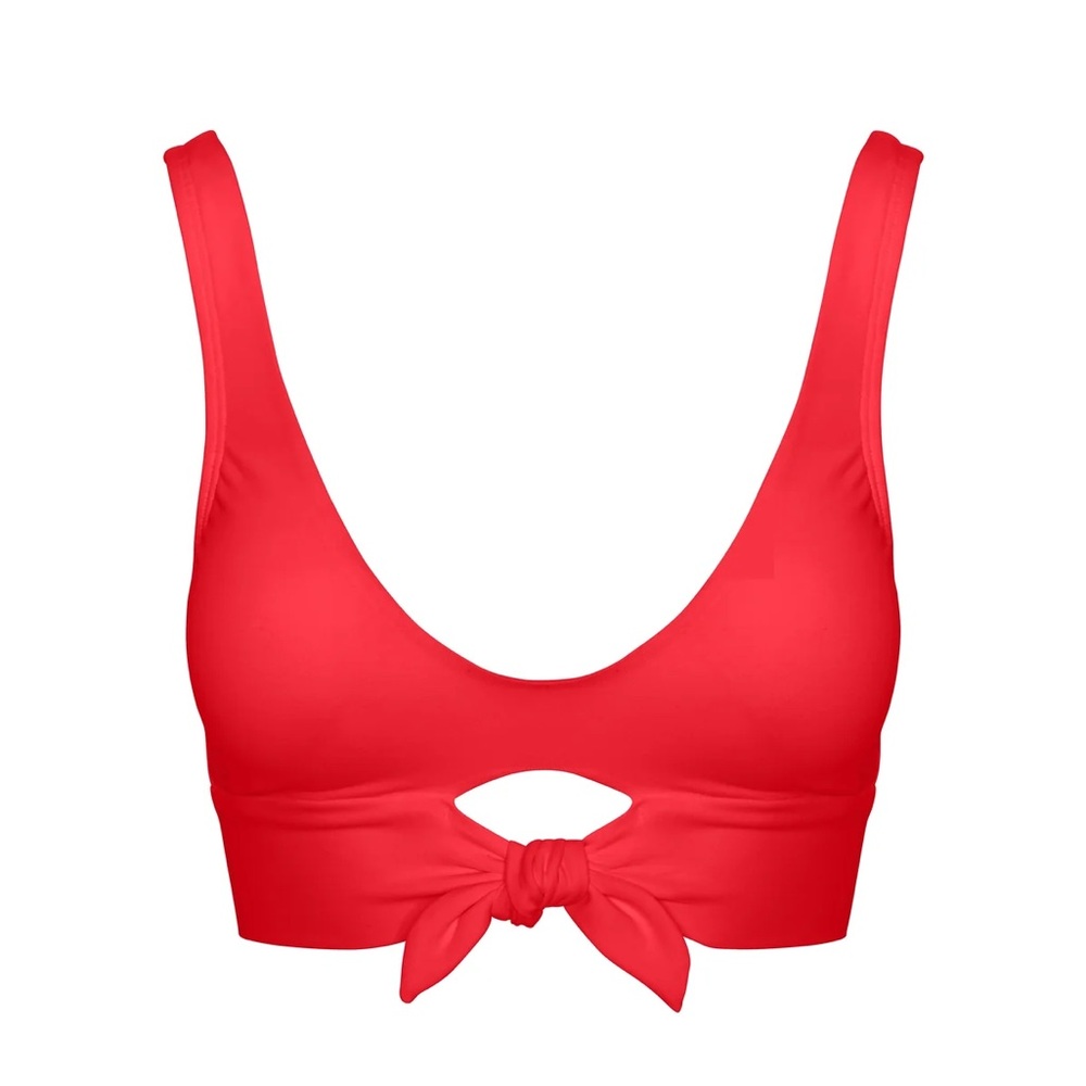 NWT  Robin Piccone AVA KNOT BIKINI TOP